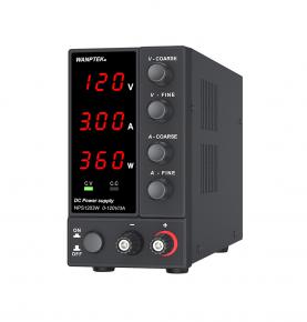 wanptek NPS1203WH(3LED) 0~120V 0~3A 360W Variable dc Power Supply Four Digit Display lab Switching Dc Power Supply