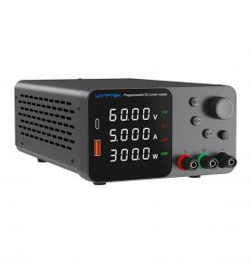 BENCH DC ADJUSTABLE POWER SUPPLY, DC POWER SOURCE, 60V 5A 300W, LAB, ELECTRONICS DESIGN, ELECTROPLATE, TPS605H