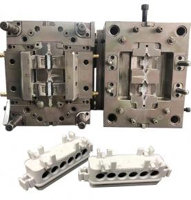 Custom high quality mould for injection molding machine 3d design Wire Terminal Connector plastic injection mold